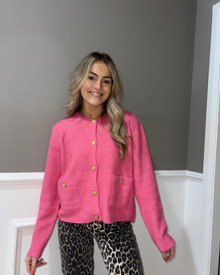 Tia Cardigan - Fuchsia