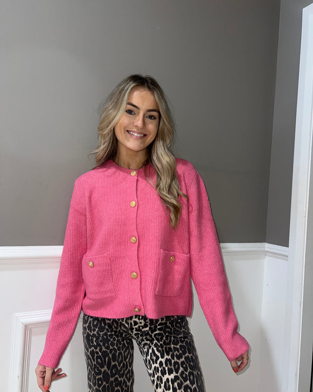 Tia Cardigan - Fuchsia