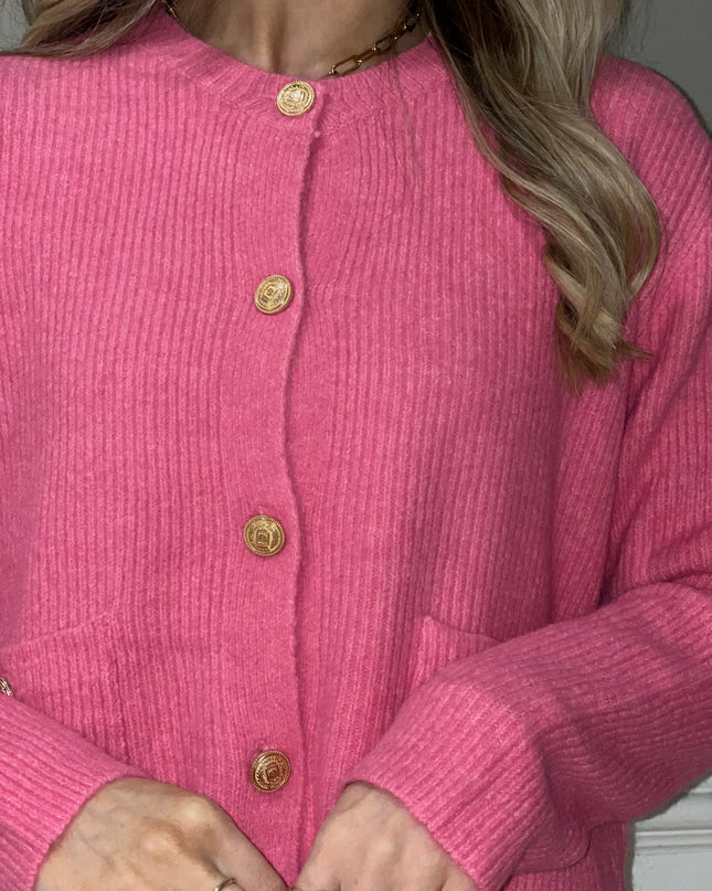 Tia Cardigan - Fuchsia