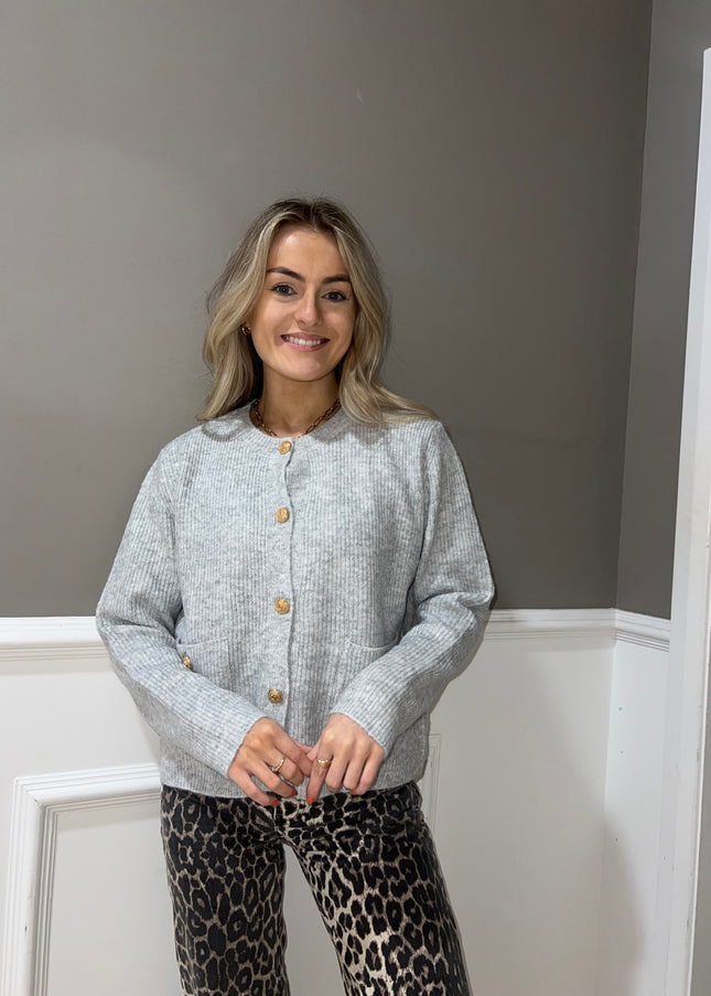 Tia Cardigan - Grey
