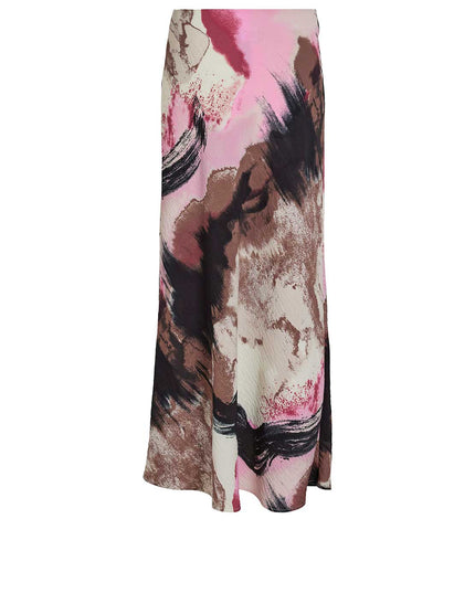 Caluna Midi Skirt - Pink Marble