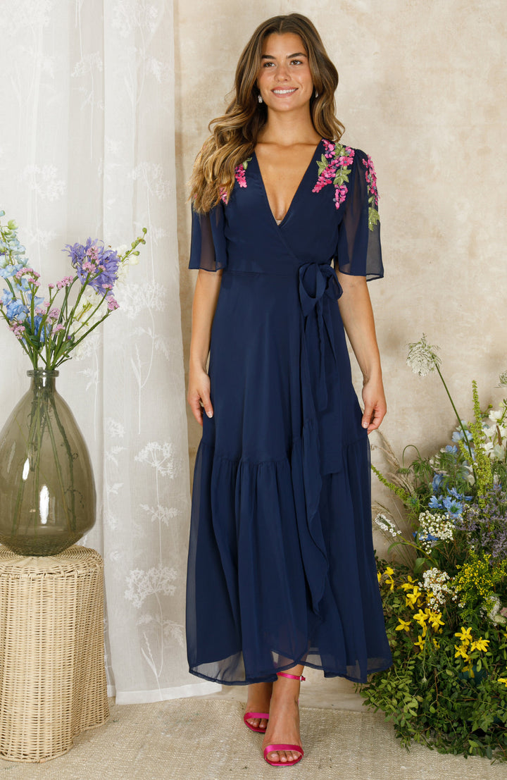 Grace Dress - Navy