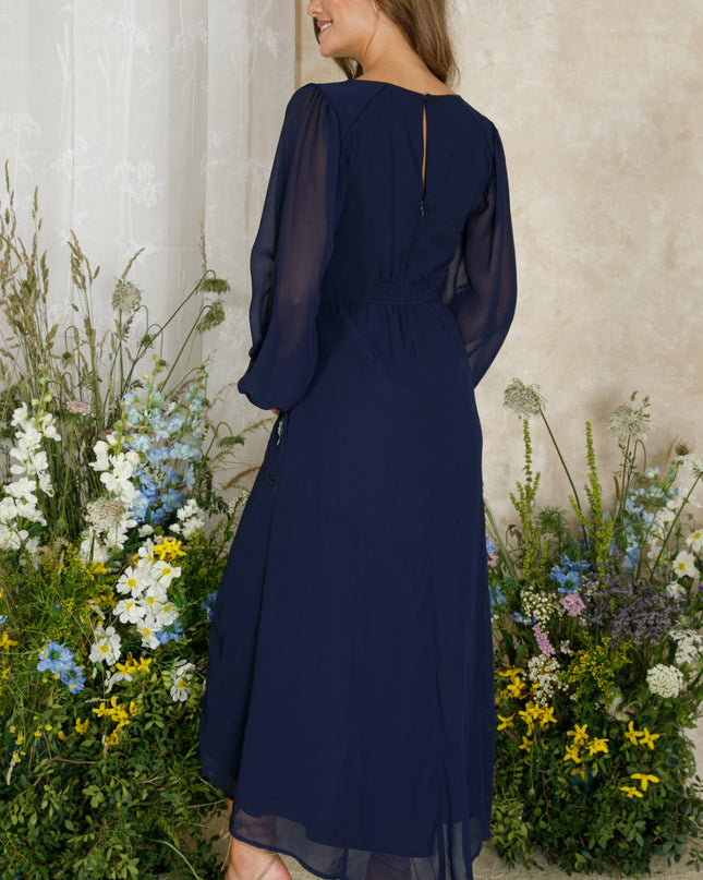 Cassandra Dress - Navy
