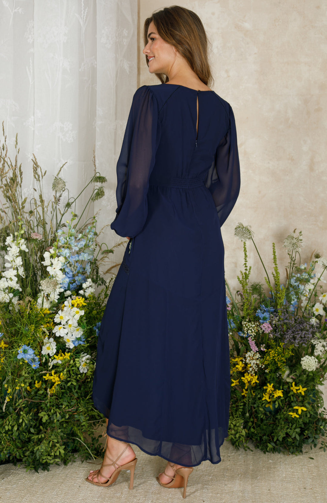 Cassandra Dress - Navy