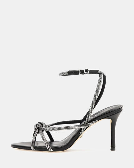 Guess Merlot Rhinestone Sandal - Black
