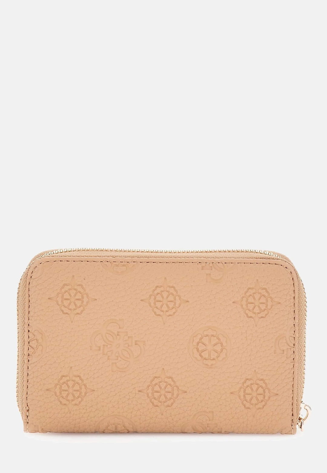 Guess Cresidia Medium Zip Around Purse - Beige