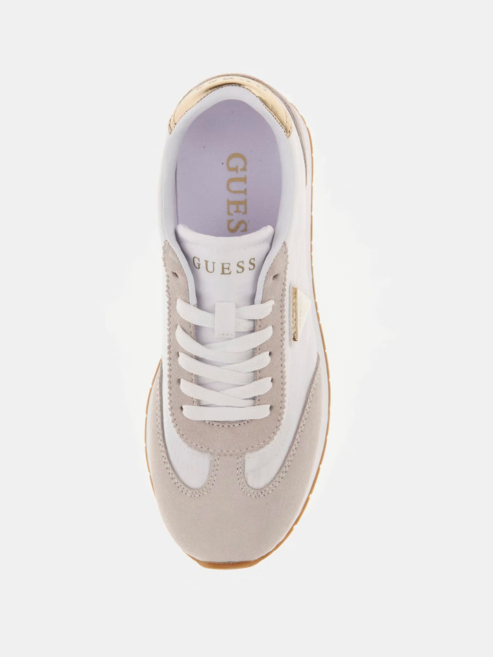 Guess Joggin Suede-Blend Sneaker - Rose