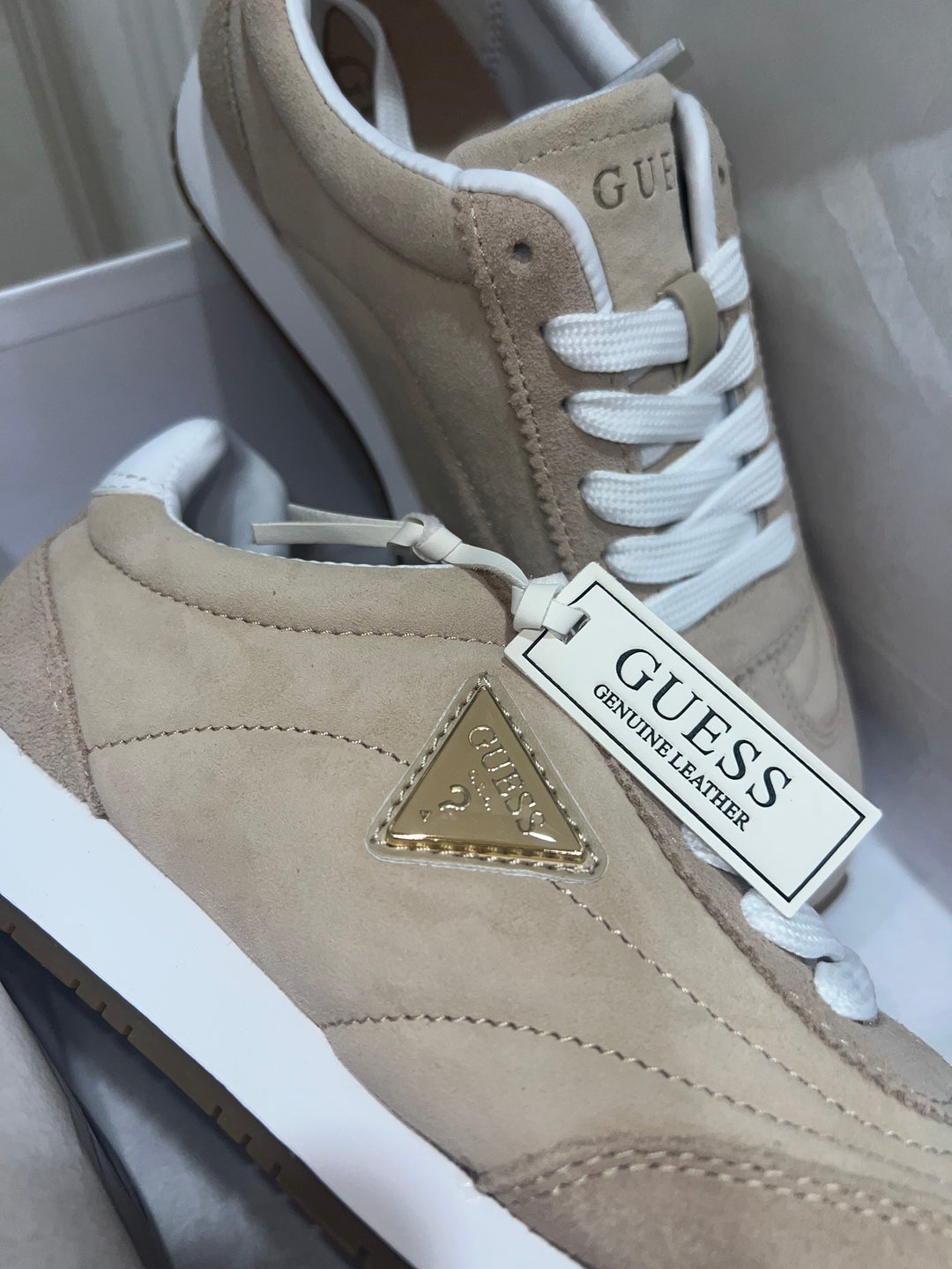Guess Suede Sneaker - Taupe