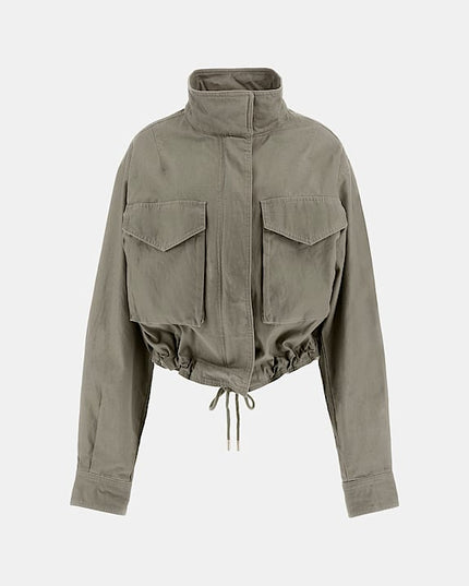 Guess Cropped Jacket - Green