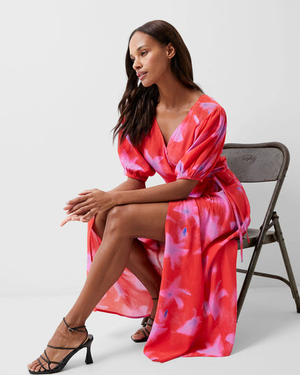 French Connection Christy Delphine Dress - Raspberry Sor/Aurora