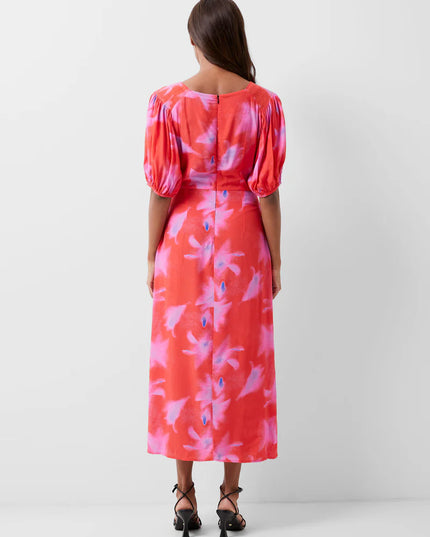 French Connection Christy Delphine Dress - Raspberry Sor/Aurora