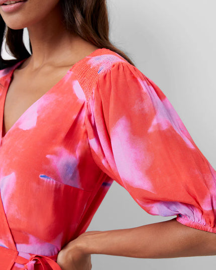 French Connection Christy Delphine Dress - Raspberry Sor/Aurora