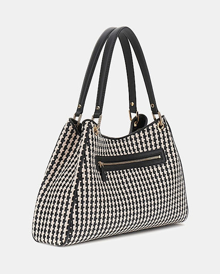 Guess Mirema Woven Shopper - Black Multi
