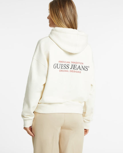 Guess Hooded American Sweater - Cream