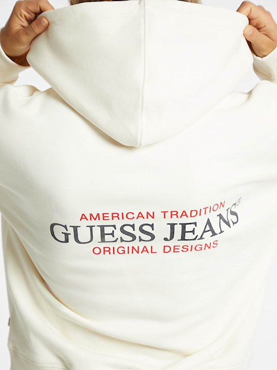 Guess Hooded American Sweater - Cream