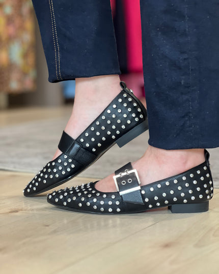 Studded Pump - Black