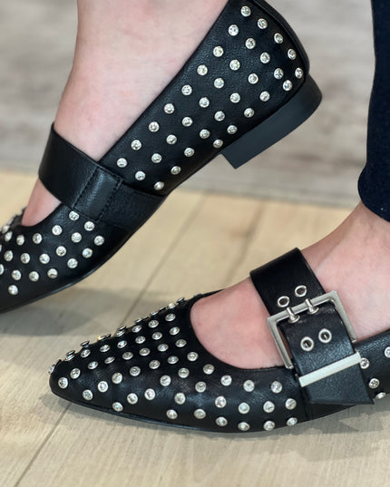 Studded Pump - Black