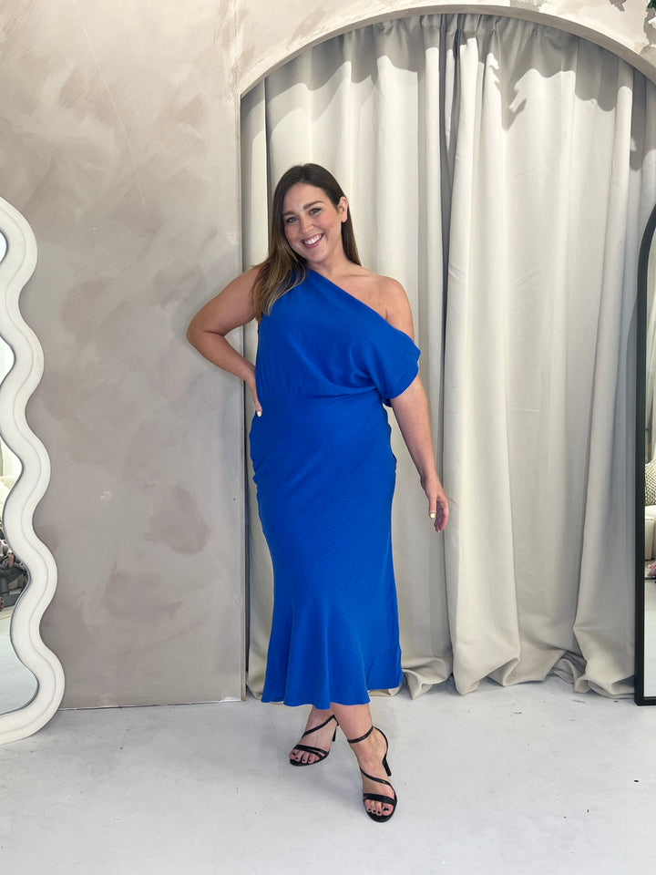 Rosie Midi Dress - Royal Blue