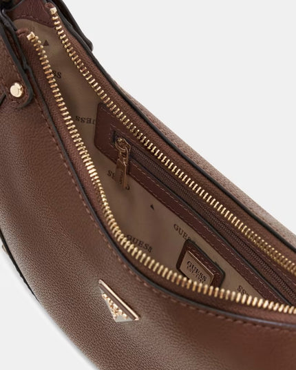 Guess Petra Hobo Shoulder Bag - Chocolate