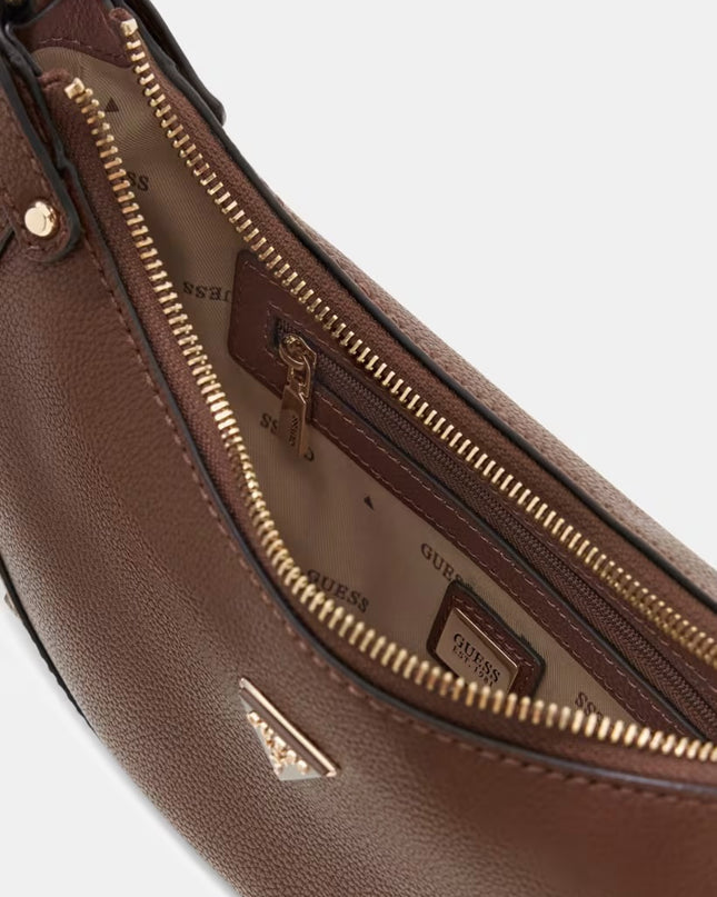 Guess Petra Hobo Shoulder Bag - Chocolate