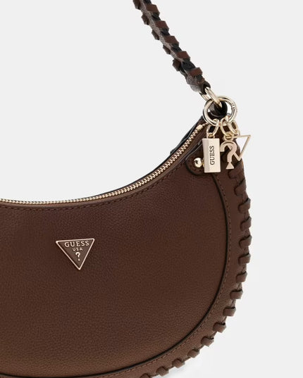 Guess Petra Hobo Shoulder Bag - Chocolate