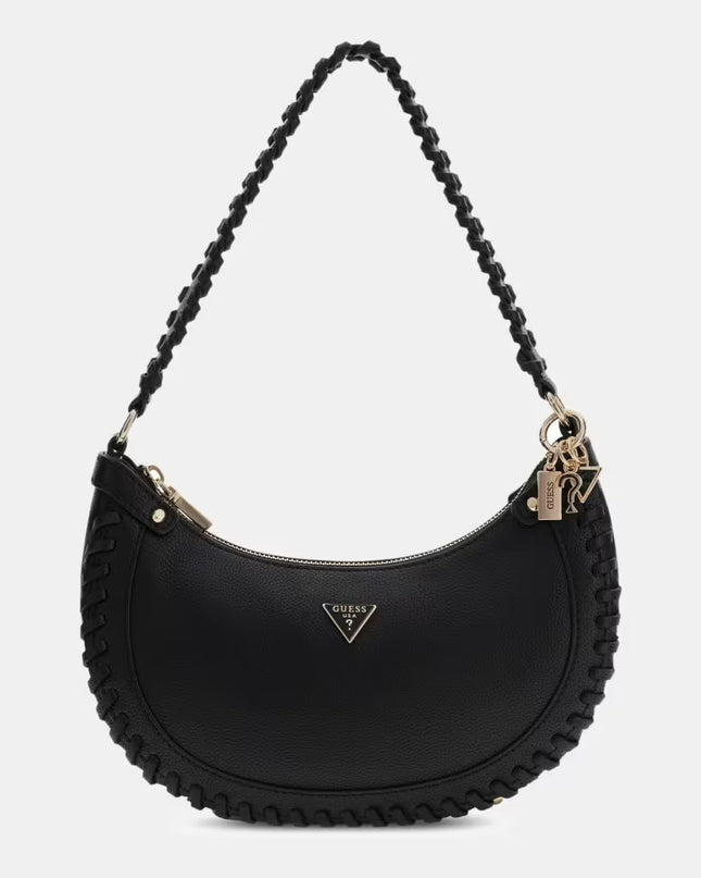 Guess Petra Hobo Shoulder Bag - Black