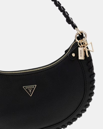 Guess Petra Hobo Shoulder Bag - Black