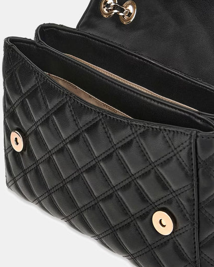 Guess Guilly II Convertible Flap Bag - Black