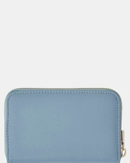 Guess Amorette Medium Zip Around Purse - Blue