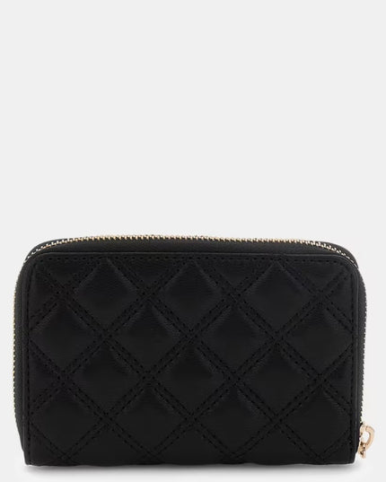 Guess Giully Medium Zip Around Purse - Black