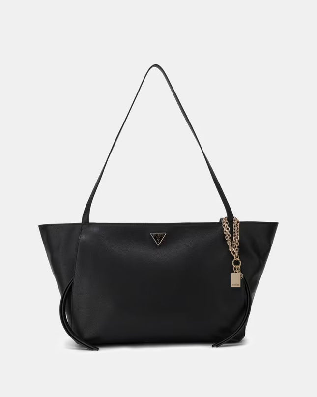 Guess Devon Triple Compartment Tote - Black