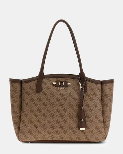 Guess Lindsey Tote - Latte Logo