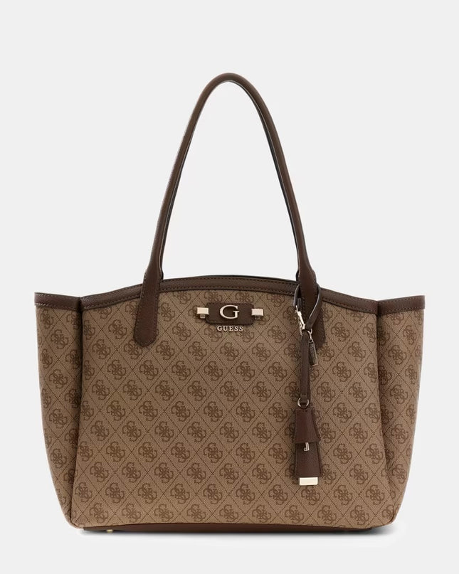 Guess Lindsey Tote - Latte Logo