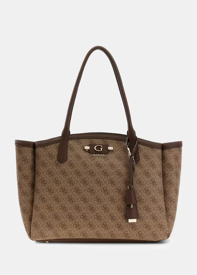 Guess Lindsey Tote - Latte Logo
