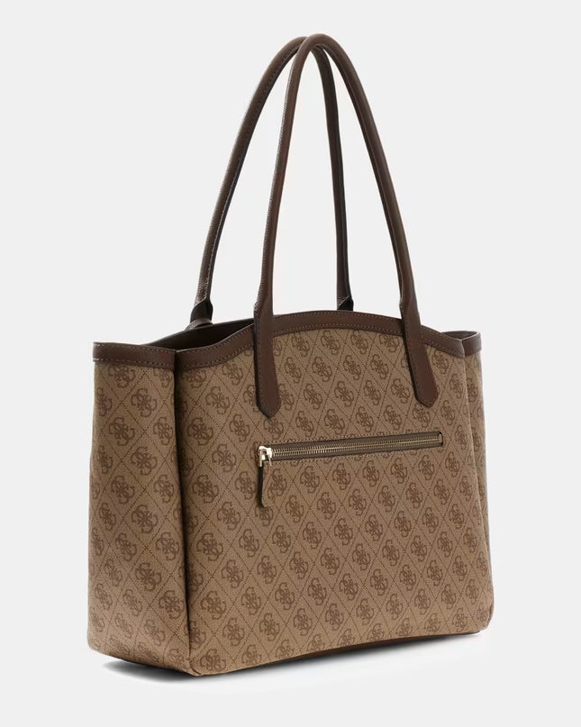 Guess Lindsey Tote - Latte Logo