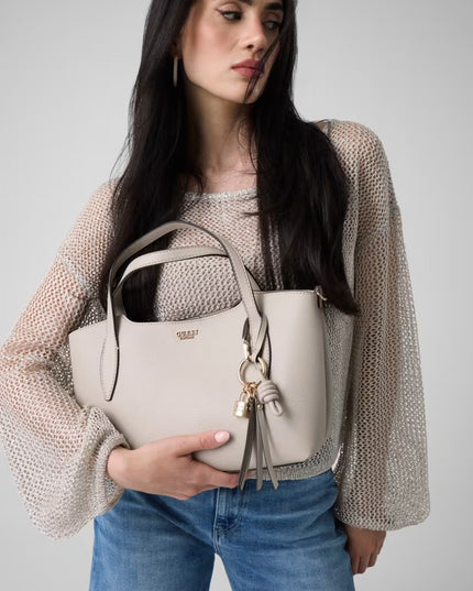 Guess Melody 2 In 1 Satchel - Beige