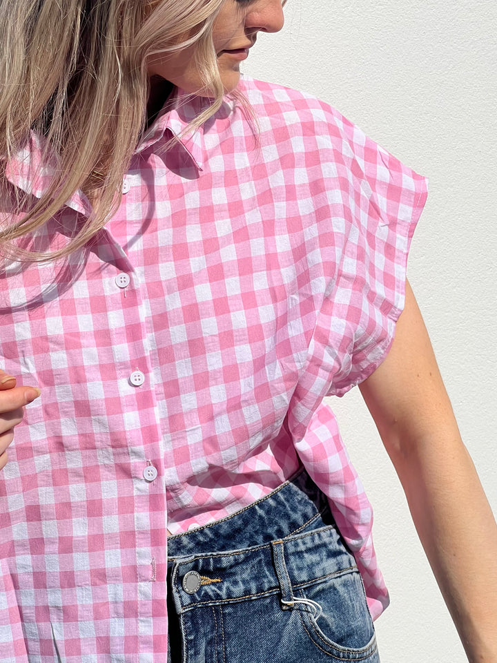 Gingham Shirt - Pink