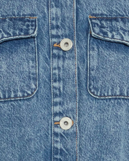 Minda  Denim Dress - Medium Blue Wash