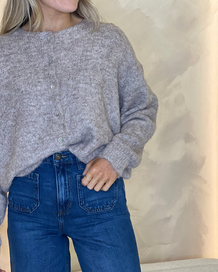 Lucy Cardigan - Taupe