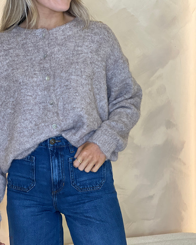 Lucy Cardigan - Taupe