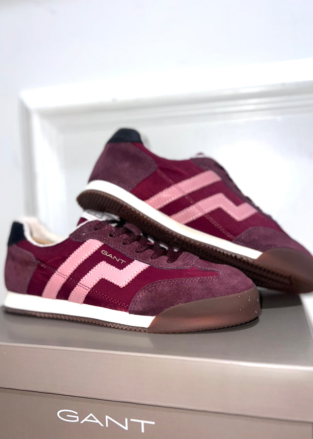 Gant Beylana Sneaker - Dusky Pink/Port Wine