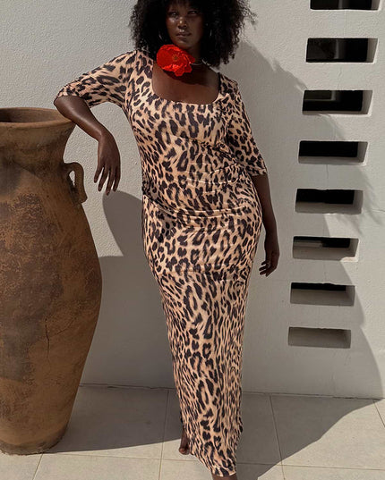 Leopard Iris Dress…