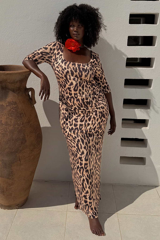 Leopard Iris Dress…