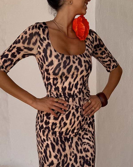 Leopard Iris Dress…