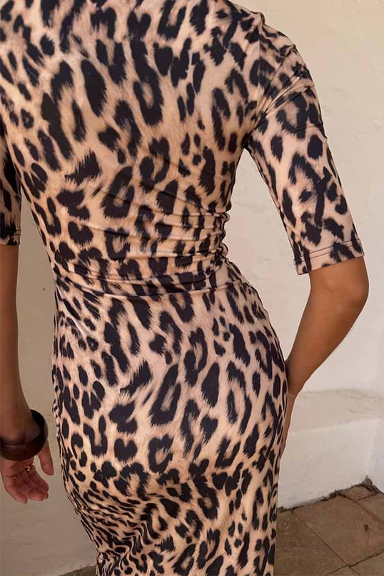 Leopard Iris Dress…