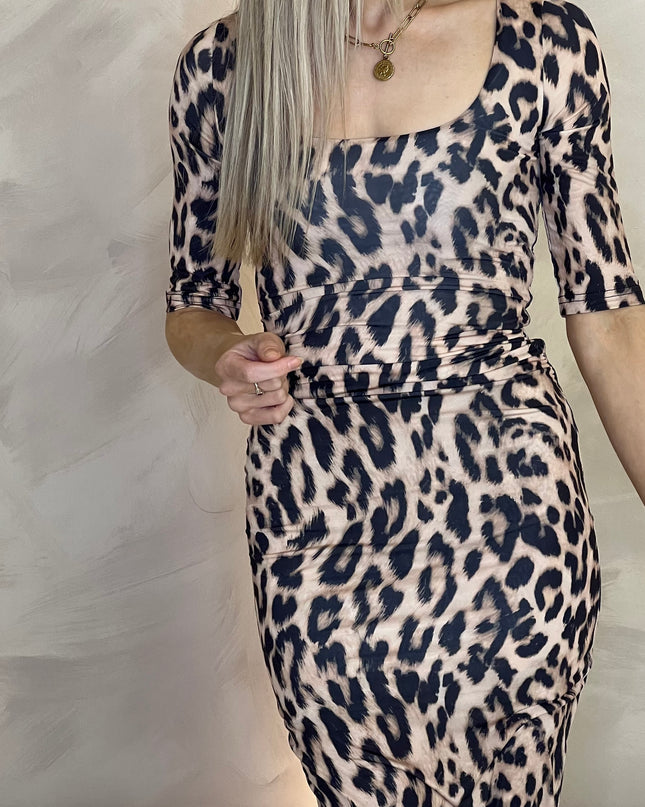 Leopard Iris Dress…