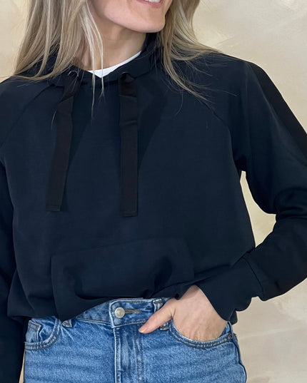 French Connection Wren Hoodie - Navy/Black