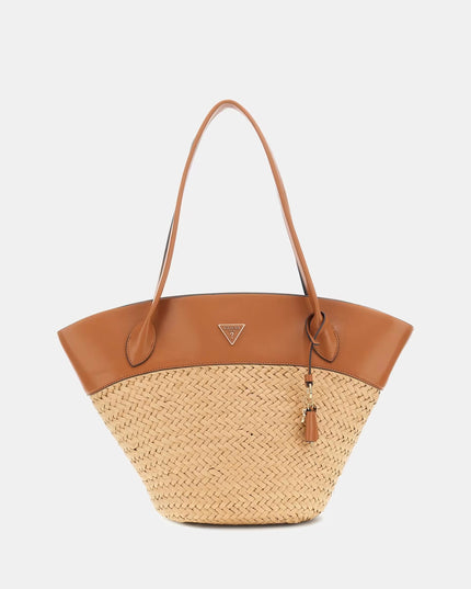 Guess Venere Large Tote - Brown