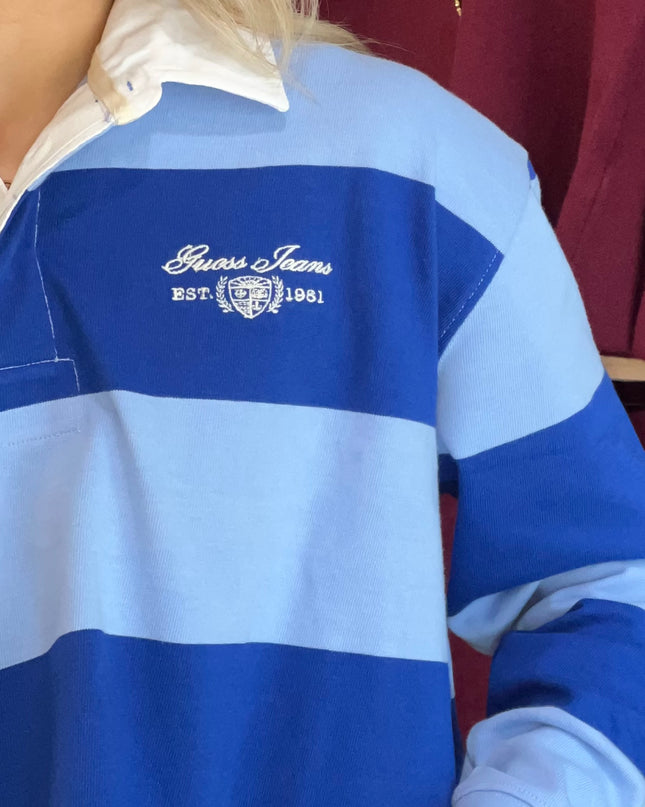 Guess Jeans Rugby Polo Shirt - Fresh Zendy and Blue