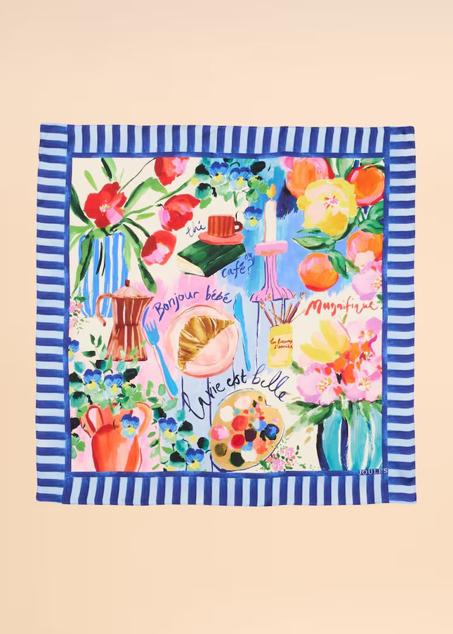 Joules Bloomfield Scarf - Blue